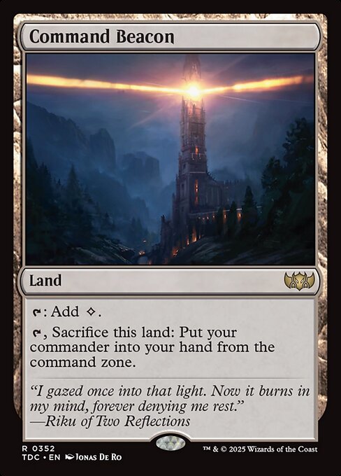 Command Beacon (TDC 352) [Tarkir: Dragonstorm Commander]