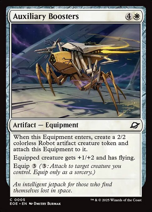 Auxiliary Boosters (EOE 5) [Edge of Eternities]