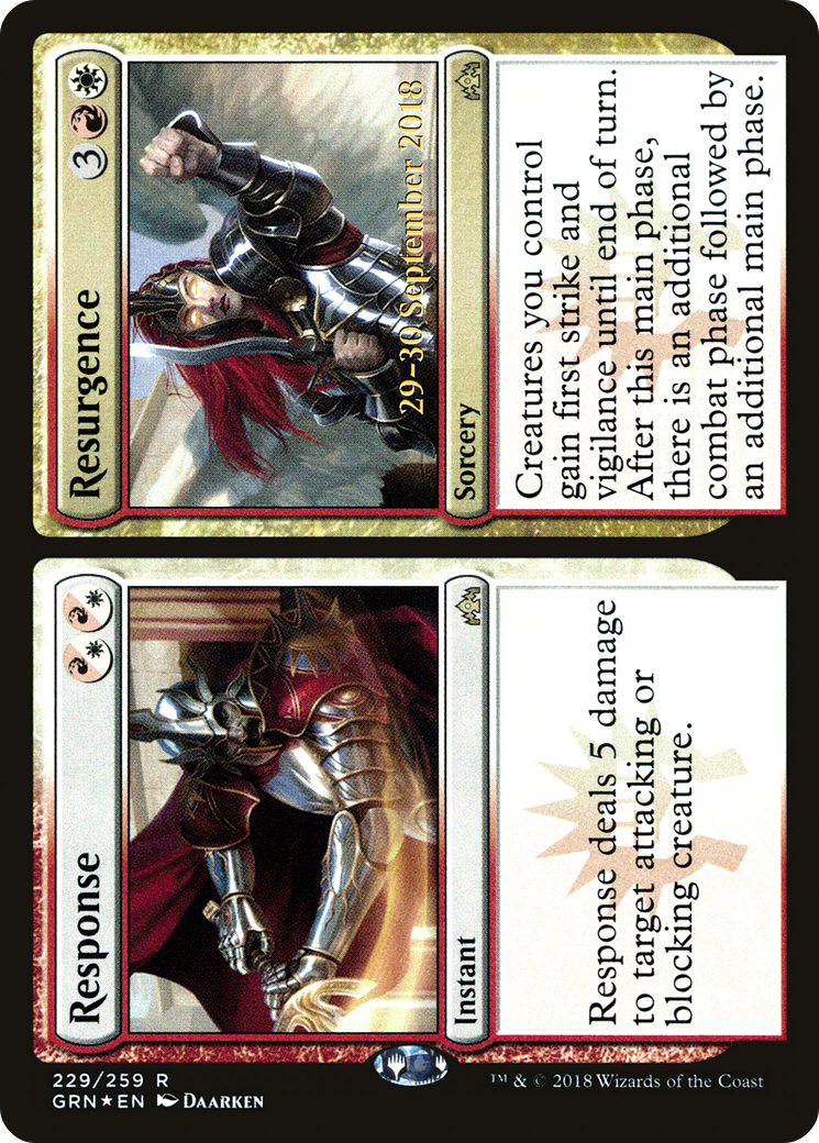 Response // Resurgence [Guilds of Ravnica Prerelease Promos]