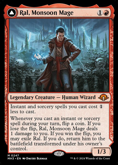 Ral, Monsoon Mage // Ral, Leyline Prodigy (MH3 247) [Modern Horizons 3]