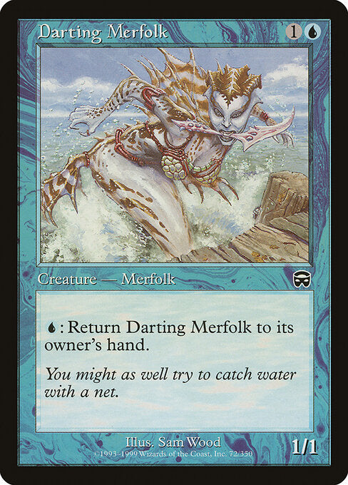 Darting Merfolk (MMQ 72) [Mercadian Masques]