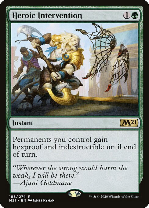 Heroic Intervention (M21 188) [Core Set 2021]