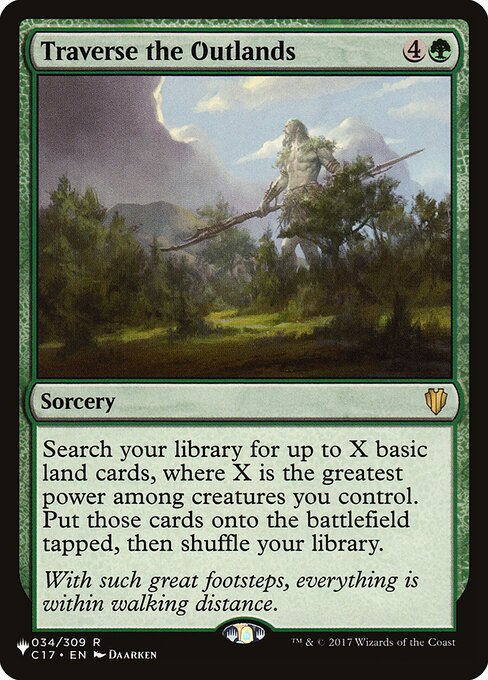 Traverse the Outlands (PLST C17-34) [The List]