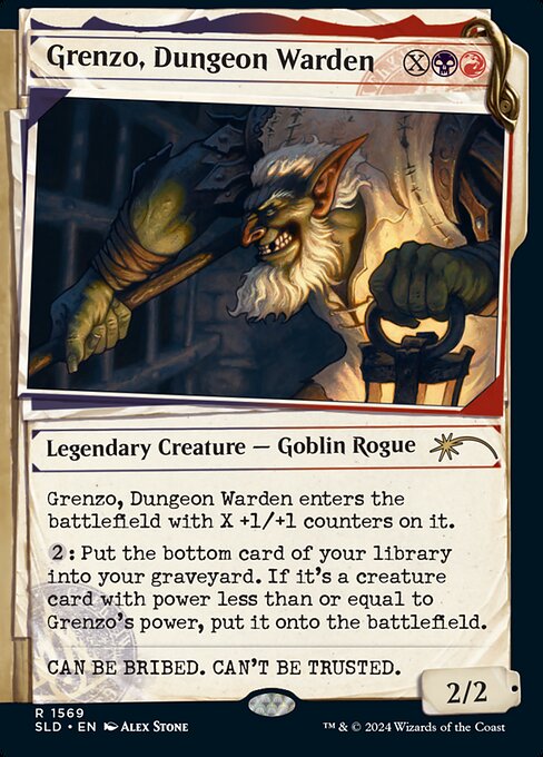 Grenzo, Dungeon Warden (SLD 1569) [Secret Lair Drop]