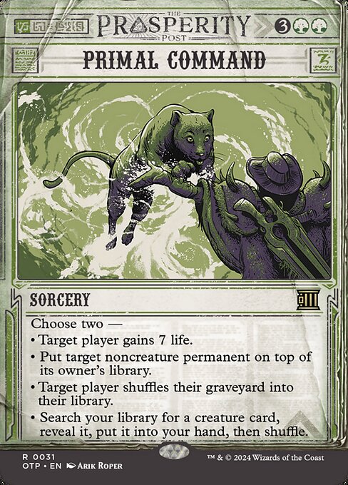 Primal Command (OTP 31) [Breaking News]