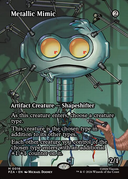 Metallic Mimic (Borderless · Full Art) (PZA 16) [Teenage Mutant Ninja Turtles Source Material]