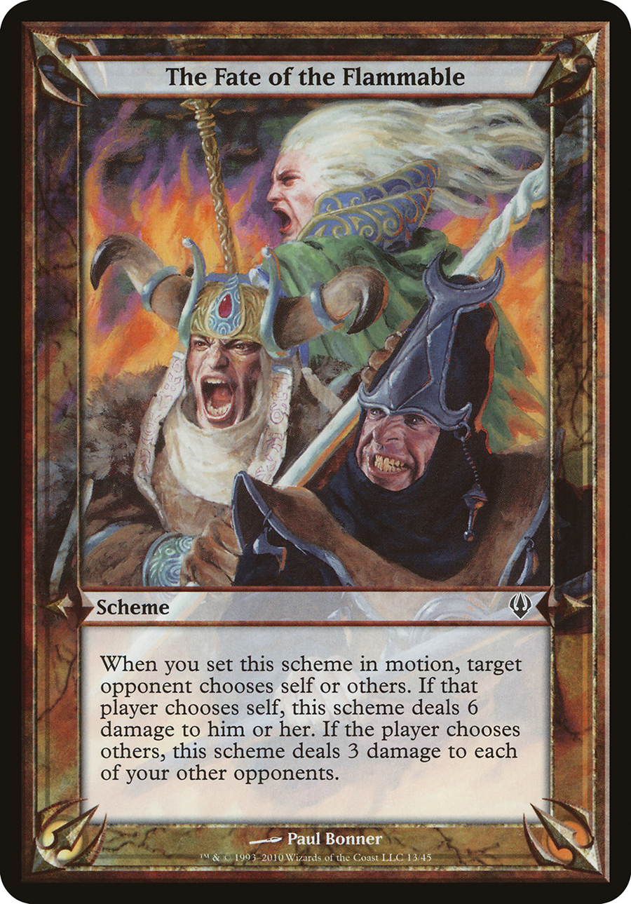 The Fate of the Flammable (Schemes) [Archenemy Schemes]