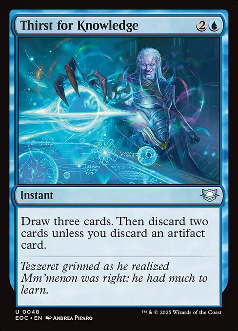 Thirst for Knowledge (EOC 48) [Edge of Eternities Commander]