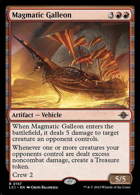 Magmatic Galleon (LCI 157) [The Lost Caverns of Ixalan]
