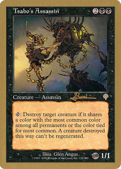 Tsabo's Assassin (WC01 ar128sb) [World Championship Decks 2001]
