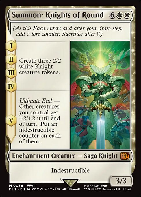 Summon: Knights of Round (FIN 36) [Final Fantasy]