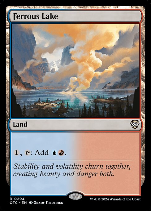 Ferrous Lake (OTC 294) [Outlaws of Thunder Junction Commander]