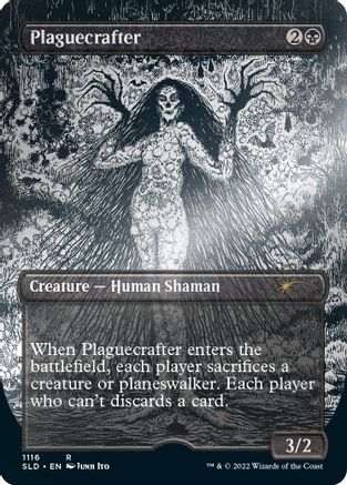 Plaguecrafter (Borderless Etched Foil) [Secret Lair Drop Series]
