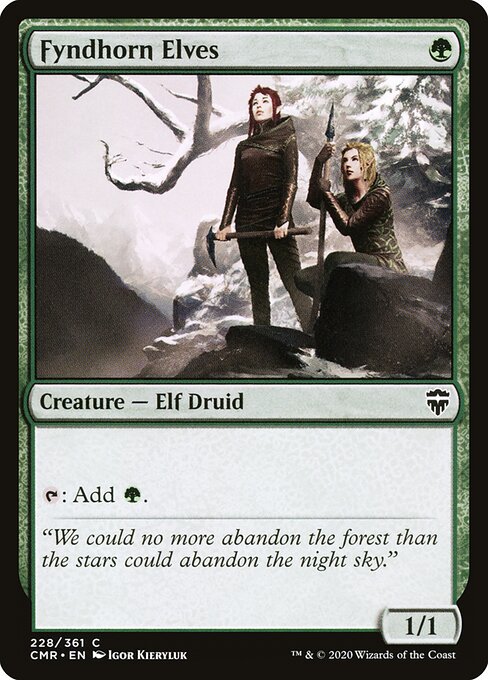 Fyndhorn Elves (CMR 228) [Commander Legends]