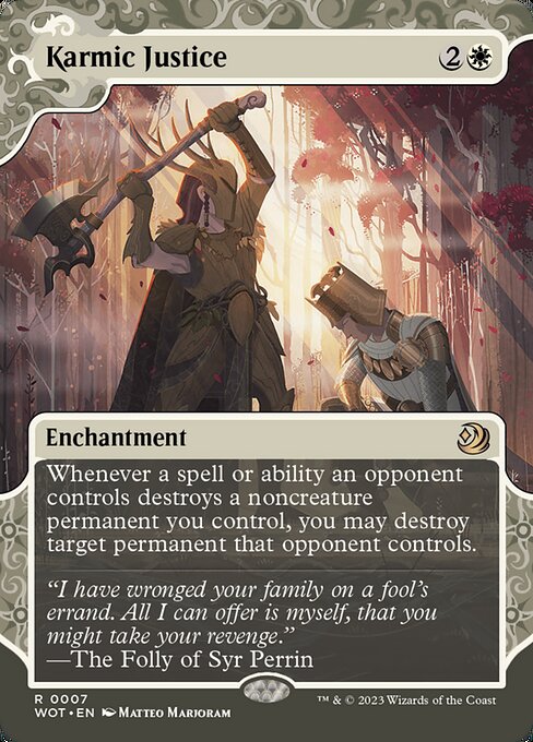 Karmic Justice (WOT 7) [Wilds of Eldraine: Enchanting Tales]