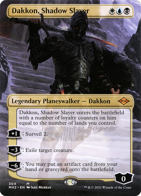 Dakkon, Shadow Slayer (MH2 304) [Modern Horizons 2]