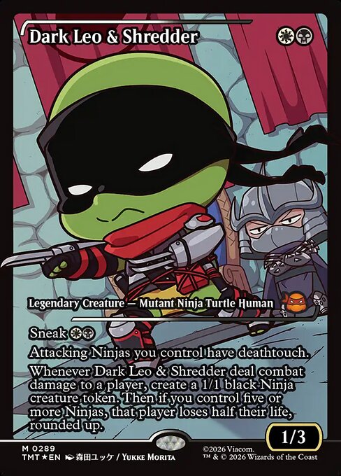 Dark Leo & Shredder (TMT 289) [Teenage Mutant Ninja Turtles]