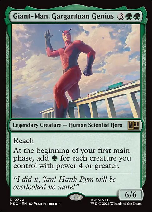 Giant-Man, Gargantuan Genius (MSC 722) [Marvel Super Heroes Commander]