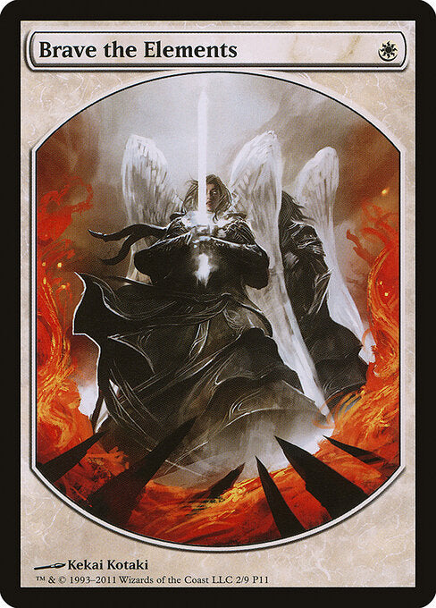Brave the Elements (Full Art) (P11 2) [Magic Player Rewards 2011]
