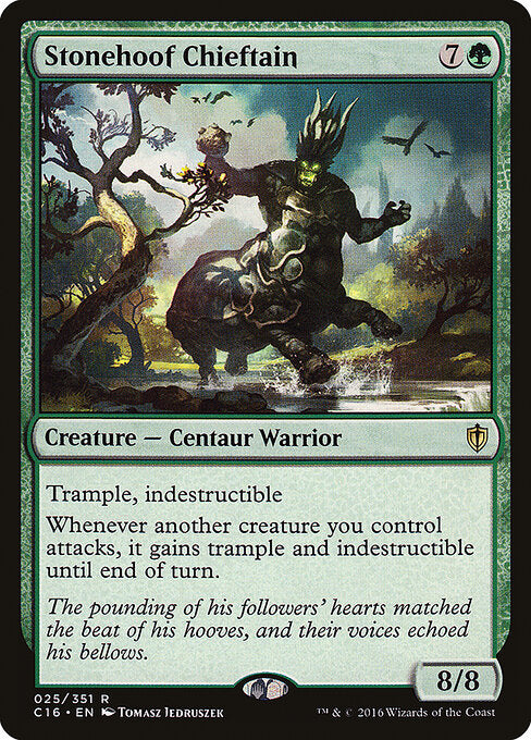 Stonehoof Chieftain (C16 25) [Commander 2016]