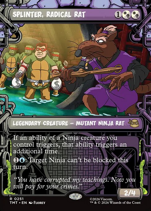 Splinter, Radical Rat (TMT 251) [Teenage Mutant Ninja Turtles]