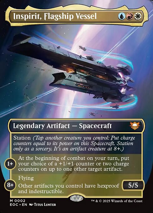 Inspirit, Flagship Vessel (EOC 2) [Edge of Eternities Commander]