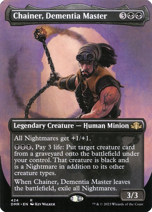 Chainer, Dementia Master (DMR 424) [Dominaria Remastered]