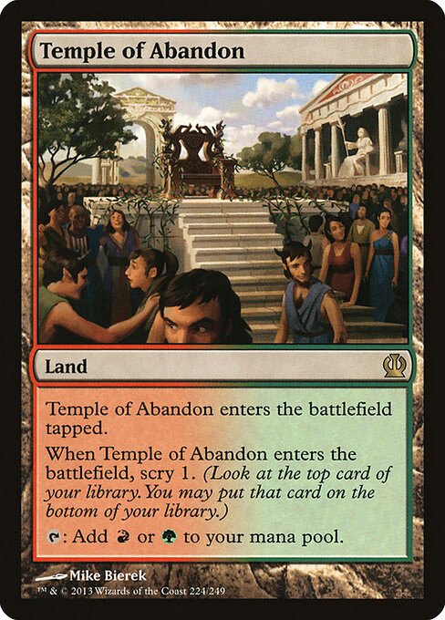 Temple of Abandon (THS 224) [Theros]