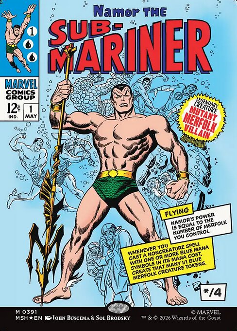 Namor the Sub-Mariner (MSH 391) [Marvel Super Heroes]