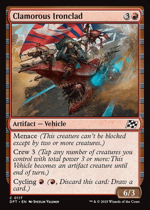 Clamorous Ironclad (DFT 117) [Aetherdrift]