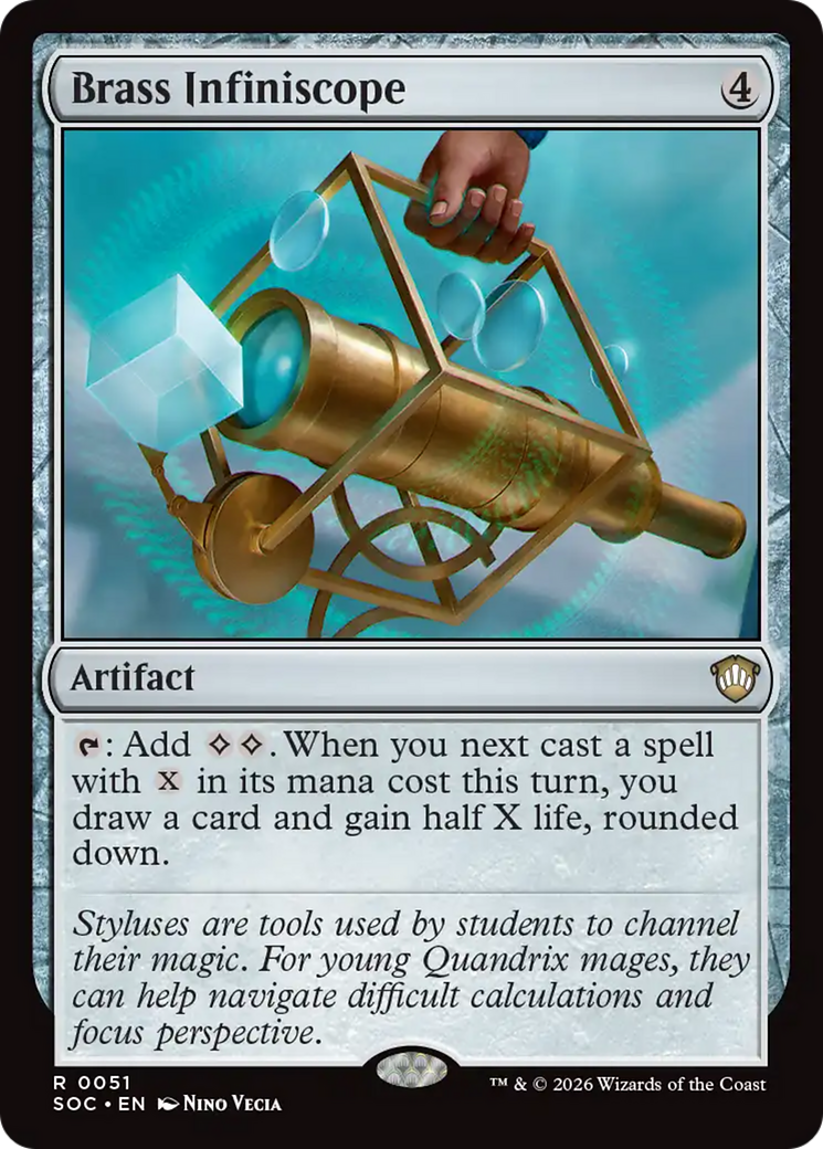 Brass Infiniscope [Secrets of Strixhaven Commander]