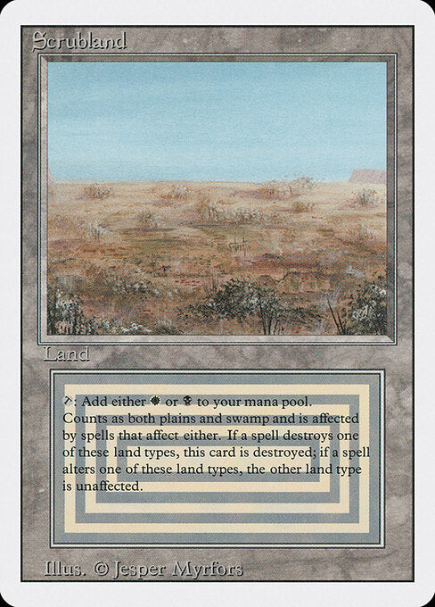 Scrubland (3ED 286) [Revised Edition]
