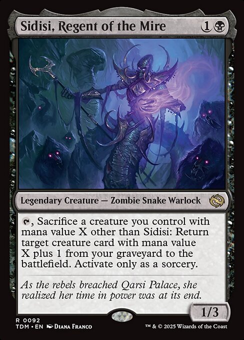 Sidisi, Regent of the Mire (TDM 92) [Tarkir: Dragonstorm]