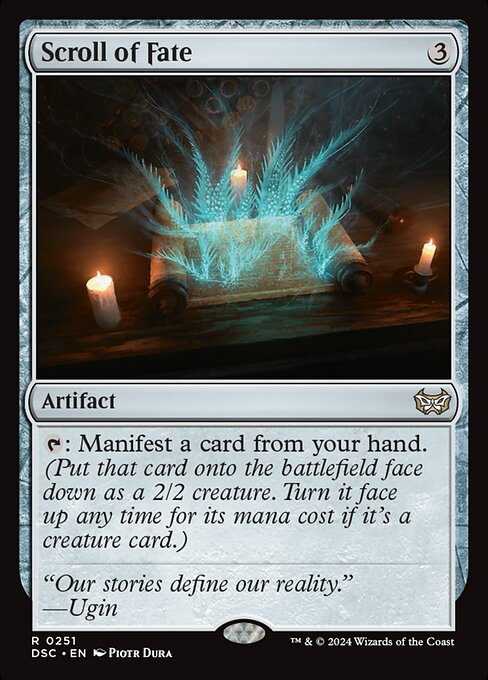 Scroll of Fate (DSC 251) [Duskmourn: House of Horror Commander]