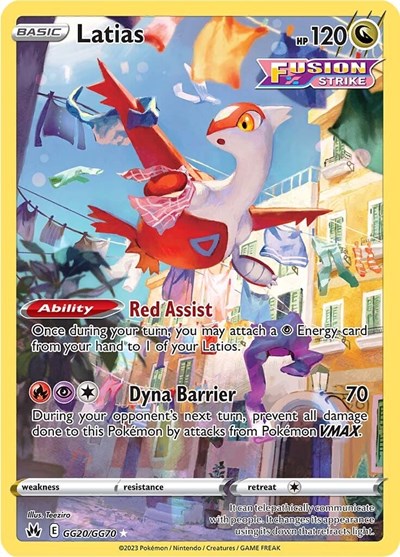 Latias (CRZ:GG GG20/GG70) [SWSH: Crown Zenith: Galarian Gallery]