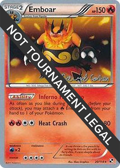 Emboar 2011 David Cohen (WCD 20/114) [World Championship Decks]