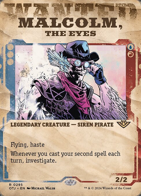 Malcolm, the Eyes (OTJ 295) [Outlaws of Thunder Junction]