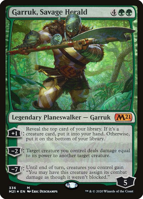 Garruk, Savage Herald (M21 336) [Core Set 2021]