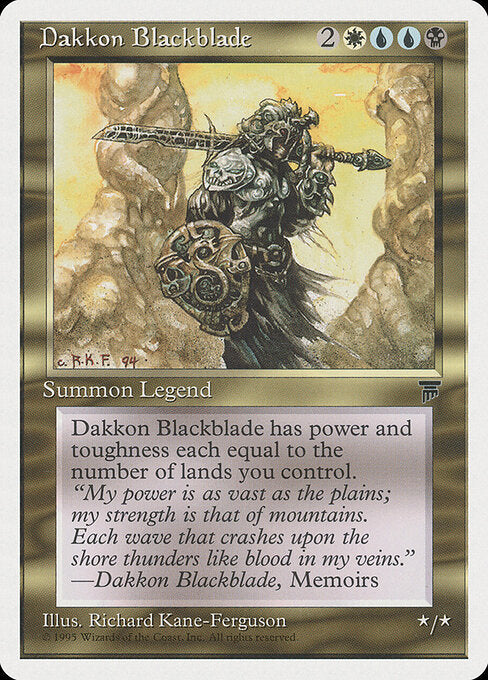 Dakkon Blackblade (CHR 75) [Chronicles]