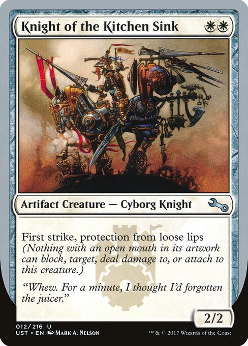 Knight of the Kitchen Sink (UST 12c) [Unstable]