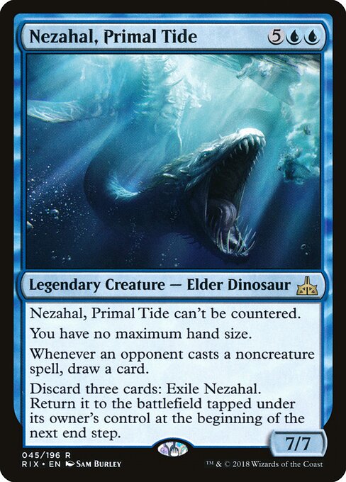 Nezahal, Primal Tide (RIX 45) [Rivals of Ixalan]