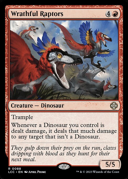 Wrathful Raptors (LCC 88) [The Lost Caverns of Ixalan Commander]