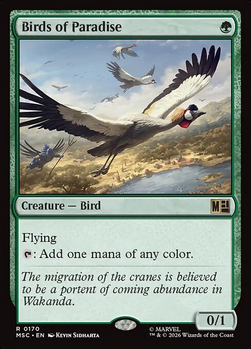 Birds of Paradise (MSC 170) [Marvel Super Heroes Commander]