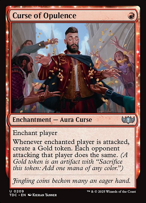 Curse of Opulence (TDC 209) [Tarkir: Dragonstorm Commander]