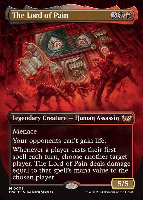The Lord of Pain (DSC 3) [Duskmourn: House of Horror Commander]