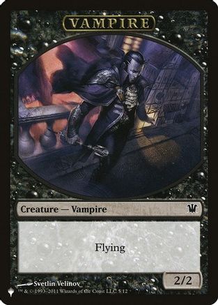 Vampire // Zombie Double-Sided Token [Secret Lair: From Cute to Brute Tokens]
