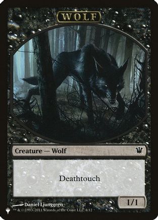 Wolf // Cat Double-Sided Token [Secret Lair: From Cute to Brute Tokens]