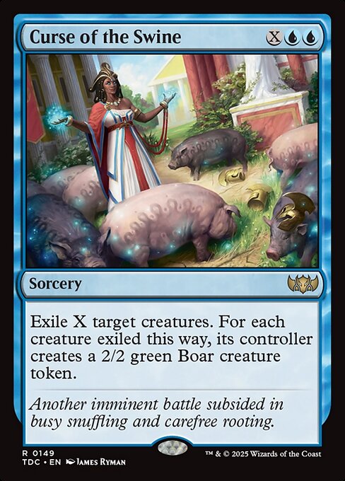 Curse of the Swine (TDC 149) [Tarkir: Dragonstorm Commander]