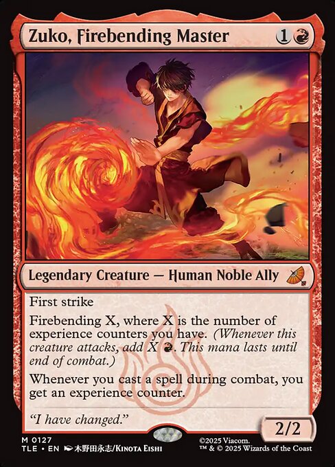 Zuko, Firebending Master (TLE 127) [Avatar: The Last Airbender Eternal]