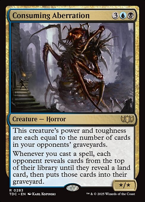 Consuming Aberration (TDC 283) [Tarkir: Dragonstorm Commander]